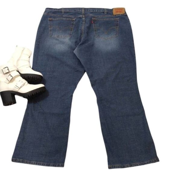 Levi's Vintage 515 Low Rise Nouveau Bootcut Stretch Jeans Plussize 24 - Picture 6 of 13